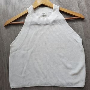 Wilfred White Knit Tank Top - Size S